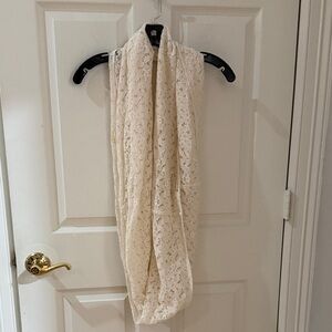 Target Cream Lace Scarf